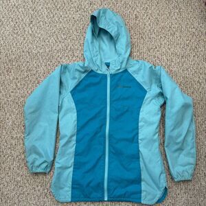 Columbia Jacket Girls Endless Explorer‎ Microfleece Lined L (14/16) Blue Hiking